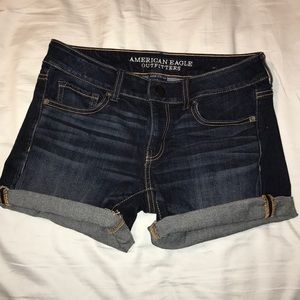 Dark wash American Eagle Jean Shorts